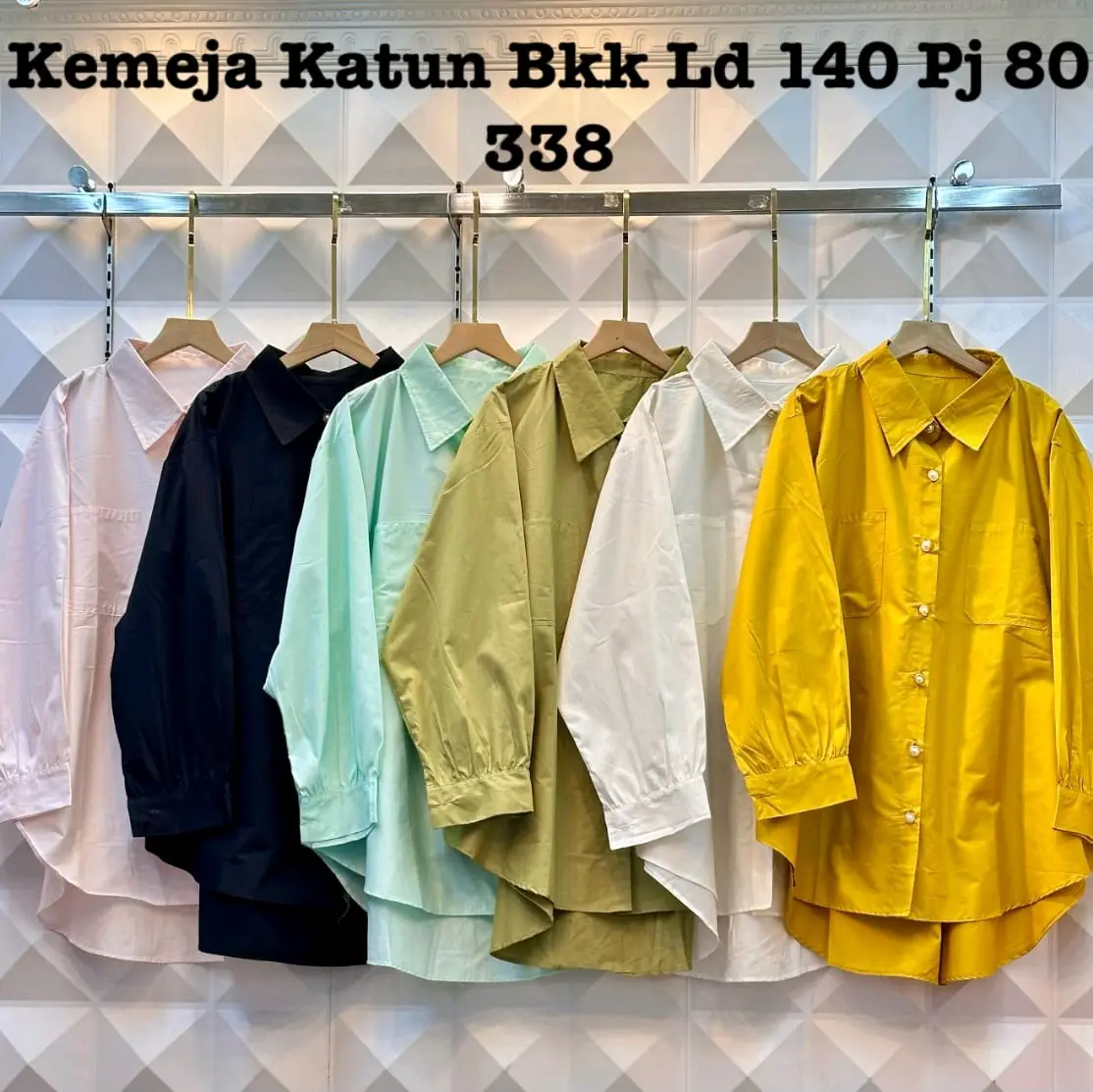 Atasan Katun JUMBO Polos 338