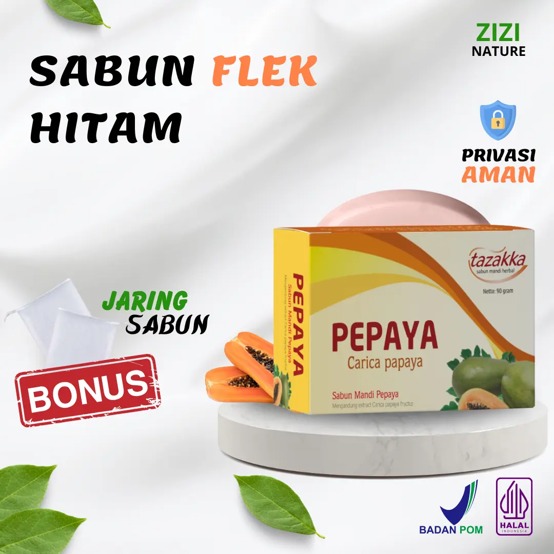 Sabun Pepaya Untuk Flek Hitam Perawatan Kulit dengan Mencerahkan - papaya brightening soap