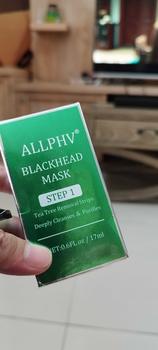 Product Review of Masker komedo AllPhv Blackhead Remover Mask Step 1 & Step 2 (Masker pembersih komedo) Treatment from ✨**✨ 2
