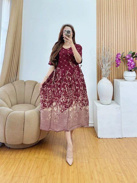 Daster Chibi Terbaru Motif Bintang Busi Bumil Ld 1120 Rayon premium Kancing Busui