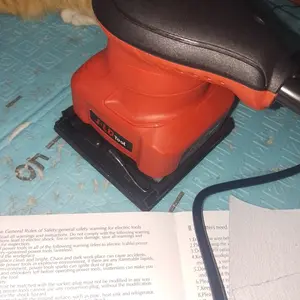 J.LD Mesin Amplas Kayu Listrik 4510 Finishing Sander Palm Sander Untuk Amplas Kayu, Besi dan Tembok Mesin Ampelas Elektrik Serbaguna