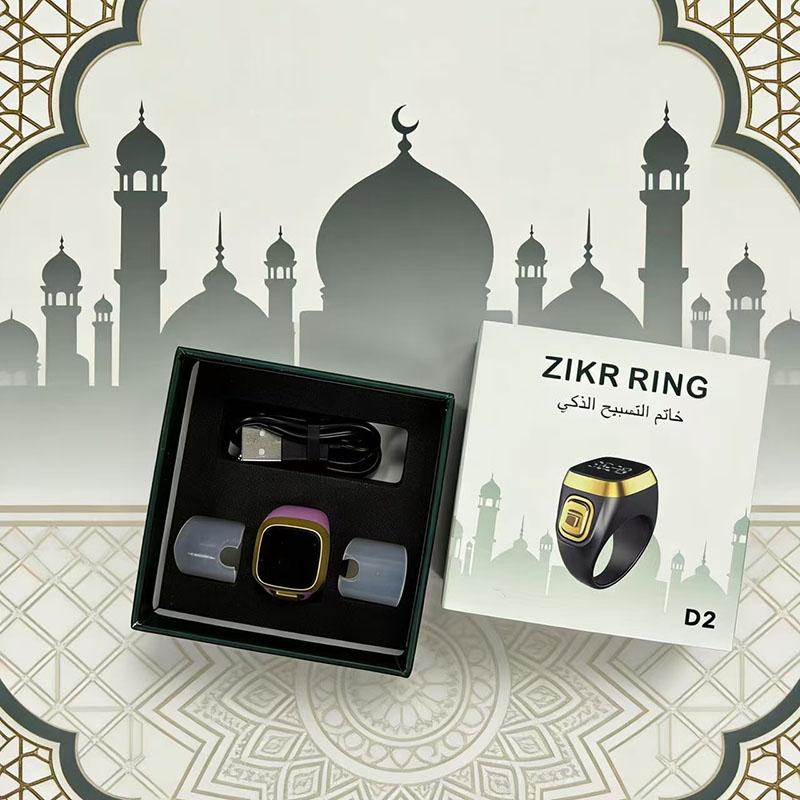 ZIKR RING D2 Tasbih Digital Ring Tasbeeh Counter Zikir OLED Display