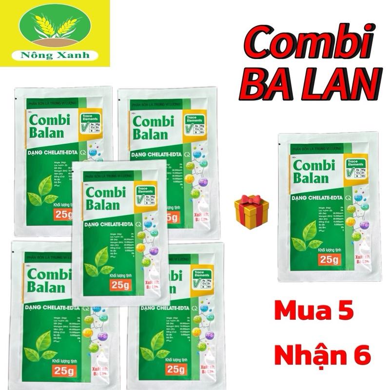 combo 5+1 Phân bón trung vi lượng COMBI BALAN gói 25gr
