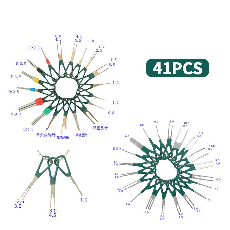 Product Introduction of Lensent 41pcs 11pcs set terminal connectoroin remover model car wire socket pin Wire Terminal removal opener tool socket pembuka Cable Connector Crimp Pins Extractors Hand Tool Plug Key Pin Ejector Release Pin Kit 21