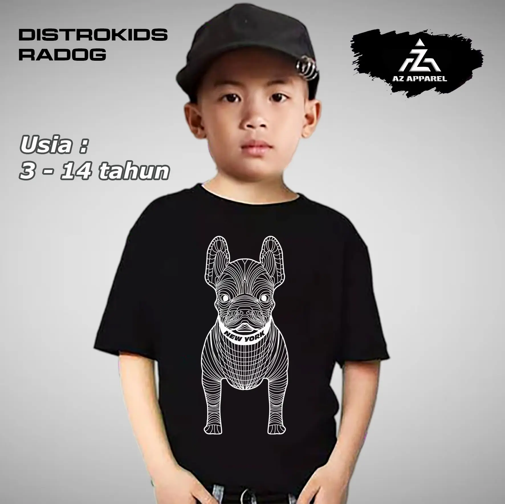 Kaos Radog Life Anak Distro Kids
