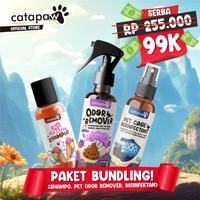 Gambar [Bundling Hemat] Catapaw Shampo Alami Anabul + Pet Odor Remover Penghilang Bau Kotoran Litter Box + Disinfektan Kandang Kucing dan Anjing - Paket Perfect Clean dari Catapaw Kota Bandung 1 Tokopedia