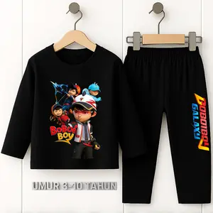 BOBOIIBOY SETELAN BAJU TIDUR ANAK LAKI LAKI PREMIUM LENGAN PANJANG CELANA PANJANG UMUR 3 TAHUN - 10 TAHUN Fashion Anak OUTFIT ANAK