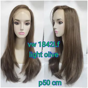 Front Lace Rambut Palsu Dewasa Panjang 55 Cm Lurus VW 1842 LF LIGHT OLIVE