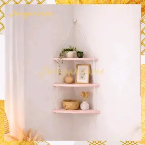 Rak gantung 2 susun 3 susun 4 susun warna pink