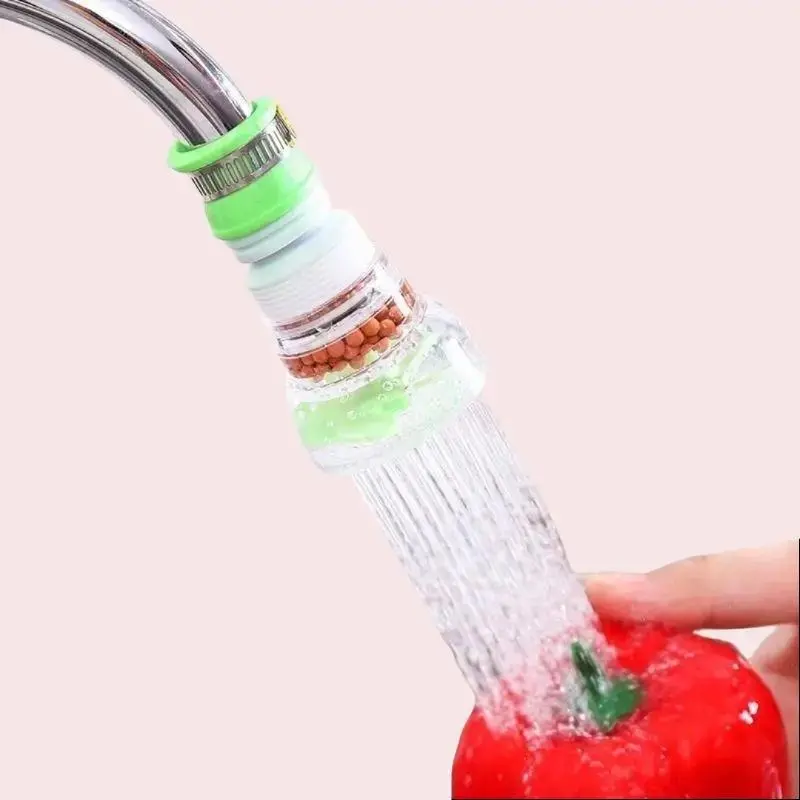 PSM - Sambungan Saringan Kran Air Filter Keran Flexibel 360 Derajat Anti Splash Hijau 1