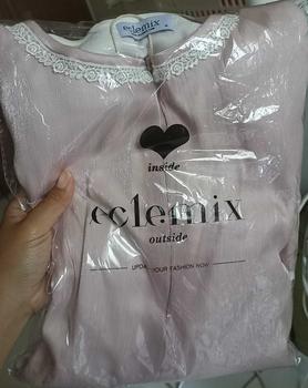 Product Review of Eclemix Tunic Reya | Atasan Wanita Tunic Mewah Resleting Depan | Baju Pesta Kondangan from l**🍋 0