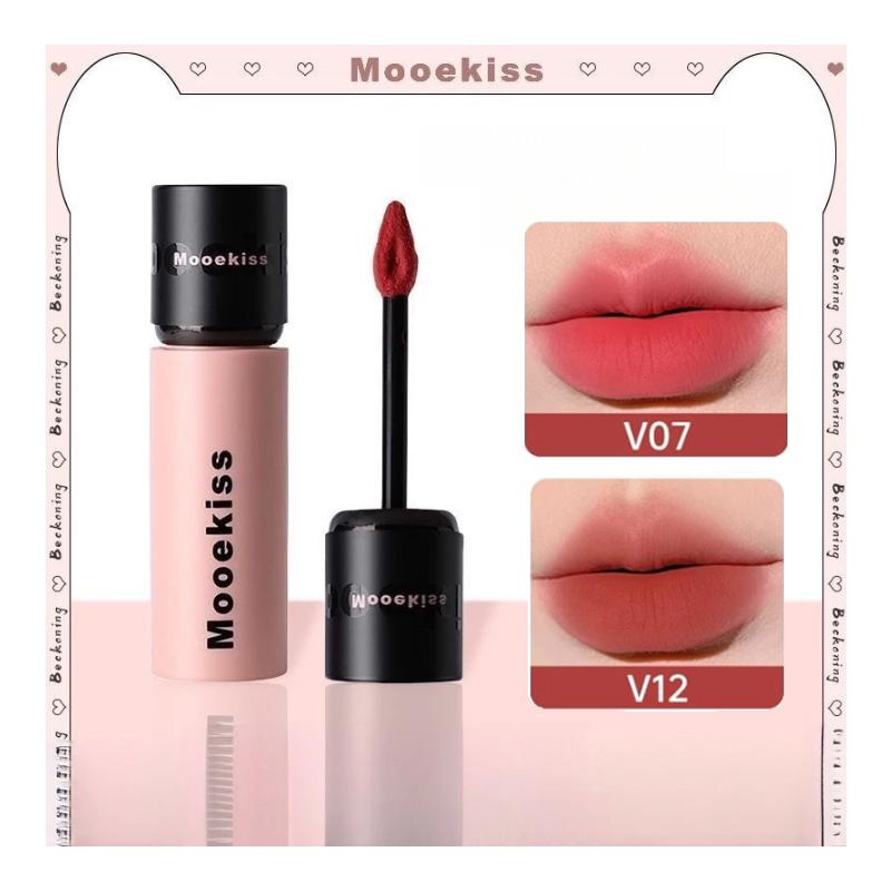 (3g)Son Môi Lì Mooekiss, Lâu Trôi, Không Dính Cốc, Son Kem Lì Màu Hạt Dẻ Mùa Thu Và Mùa Đông, Trang Điểm Môi Gợi Cảm, Maquiagem