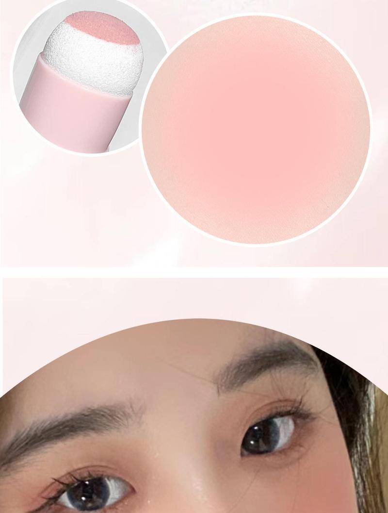 Product Introduction of Phấn má hồng dạng bột Vigor Bangbang, que làm nổi bật màu sắc tự nhiên và bền bỉ, dễ thương và gợi cảm, khuôn mặt cô gái mờ 18