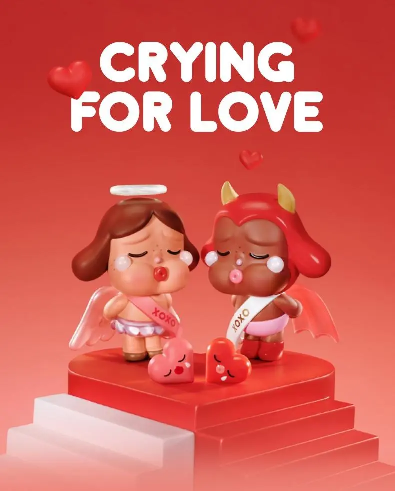 POP MART CRYBABY Love God's Tears Series Handmade Crying Baby