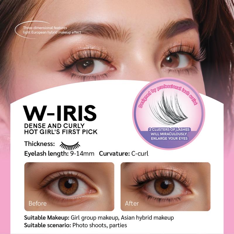 Mlen Diary Bulumata W-IRIS Bulu Mata Kolaborasir Eksklusif 6D 9-13mm Extensions Bulu Mata Korea Extension 1