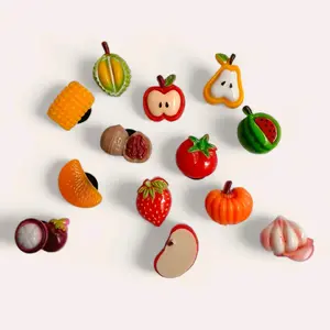 TERBARU AKSESORIS SANDAL JIBBITZ BUAH PIN CHARM KARAKTER VIRAL KEKINIAN PREMIUM