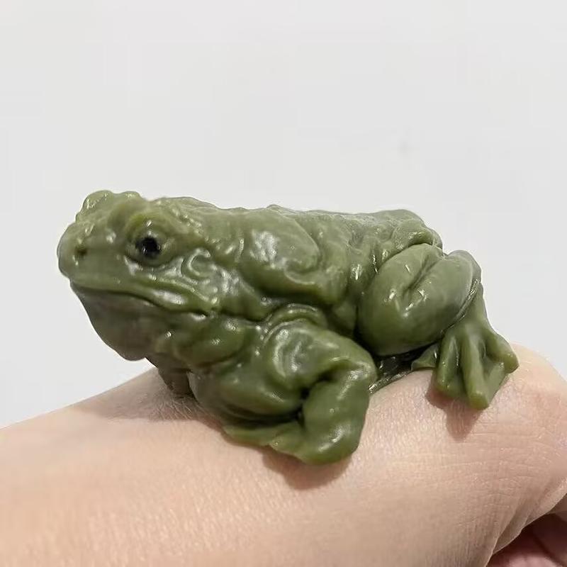 Squishy ếch siêu mô phỏng – Đồ chơi bóp giải stress, đàn hồi chậm, dùng để trêu chọc bạn bè cực vui