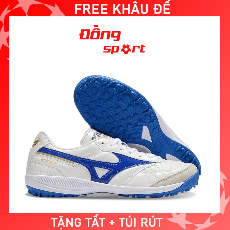 Giày Bóng Đá Morelia M8 ĐỒNG SPORT FREE KHÂU ĐẾ, Cỏ nhân tạo, Upper da mềm, Đế đinh tròn mới, Đệm êm, Chân bè tốt, Nhiều màu sắc