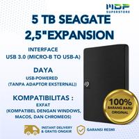 Gambar HARD DISK EXTERNAL SEAGATE EXPANSION 5TB (STKM5000400) dari mdpsuperstore Kota Palembang 1 Tokopedia