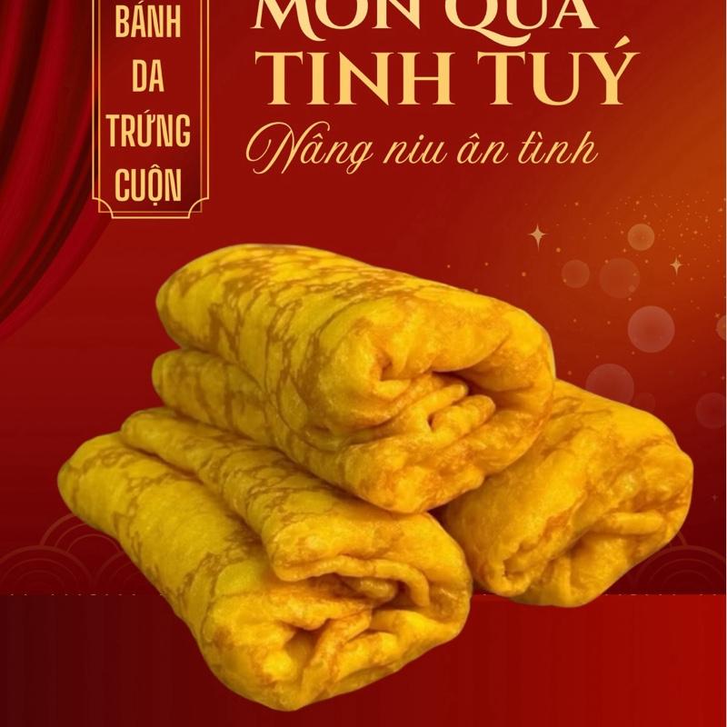  Thùng 1kg Bánh Da Trứng Cuộn Kem Tươi Chà Bông   DATE MỚI     NGÀY IN TRÊN BÁNH LÀ NGÀY SẢN XUẤT - HSD: 90 NGÀY   - Food - Cake Thức Ăn 