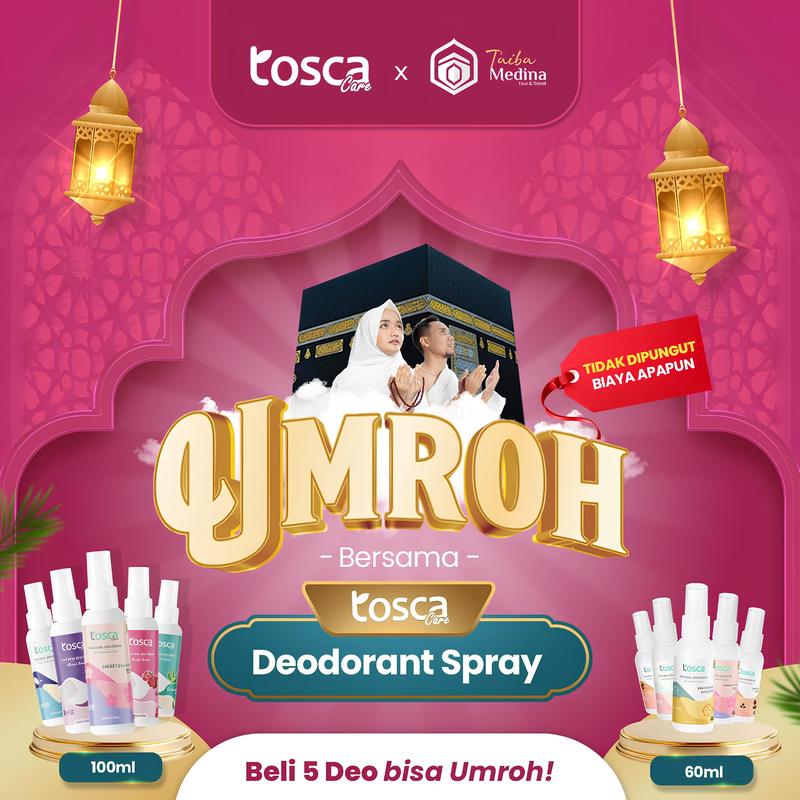 TOSCA Deodorant Tawas Spray 100 ml Deodorant Fruity Series 2
