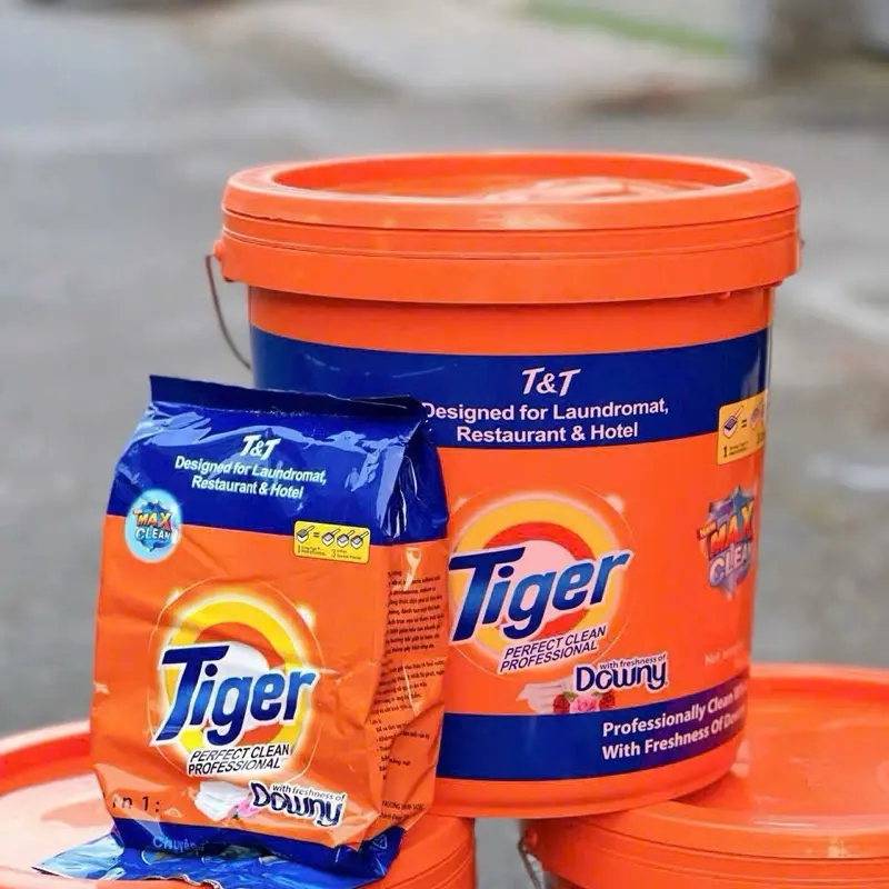 Bột giặt tiger thùng 9kg tặng 1b 1kg