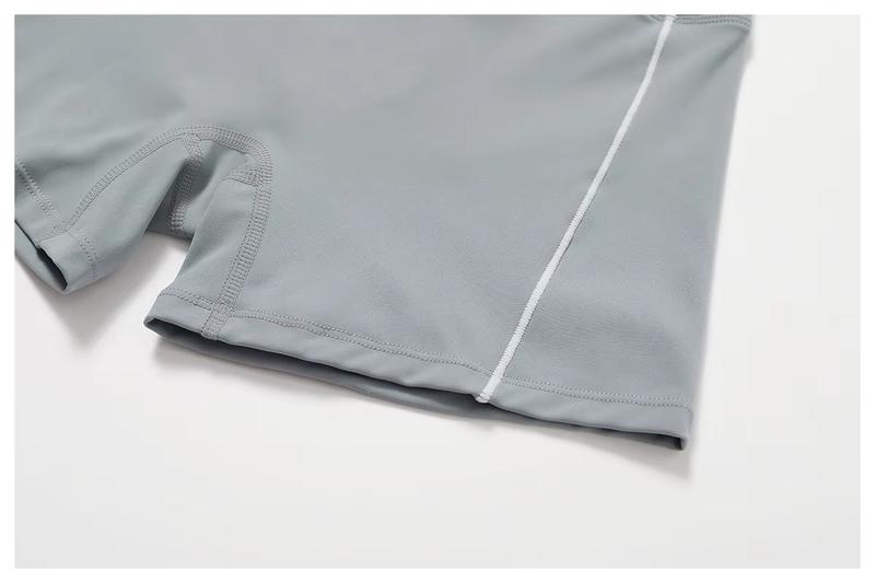 Product Introduction of Nude Skinny Yoga Shorts High Waist Lift Hip Outdoor Fitness Shorts Women Running Sports Fitness biker  shorts 19