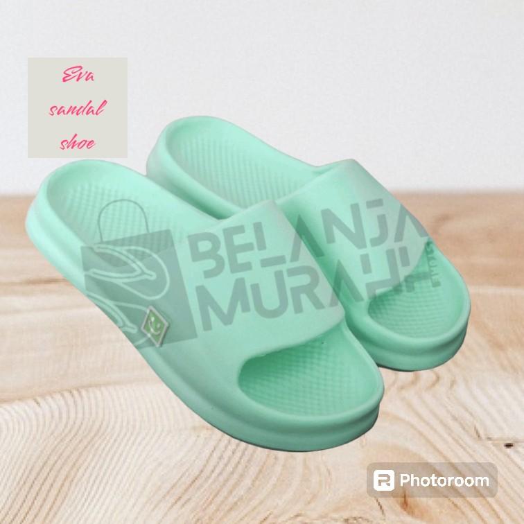 Product Introduction of Eva sandal pria / wanita slip on size 36-44 full karet / eva sendal unisex Hitam Pink Putih 8