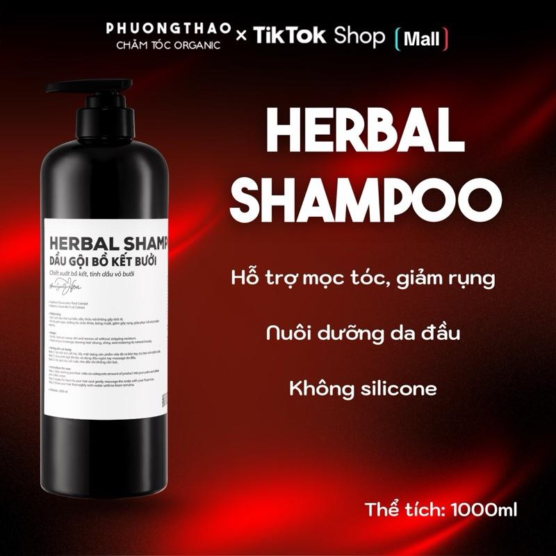  Dầu Gội Bồ Kết Bưởi size 1000ml hỗ trợ nuôi dưỡng da đầu 