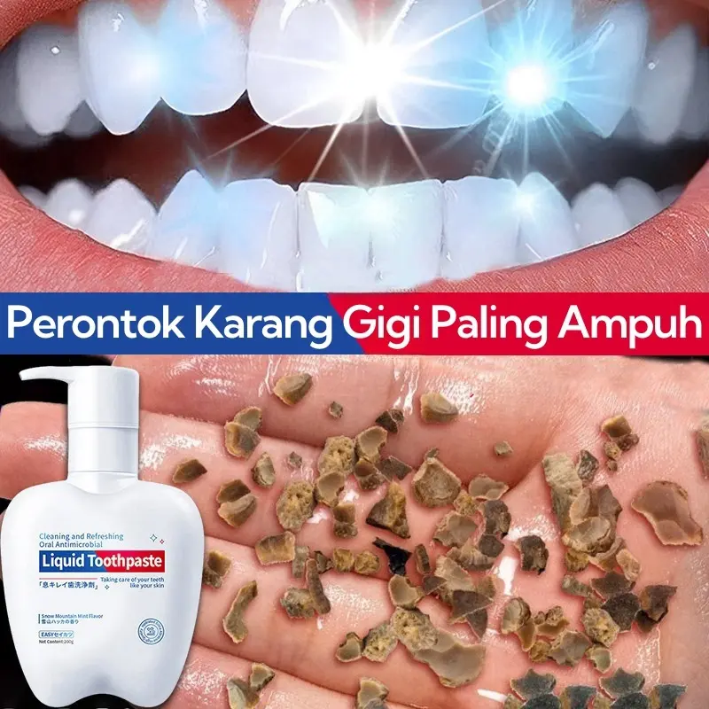 Liquid Toothpaste Odol Pemutih Gigi Dan Penghilang Karang Gigi - Perontok Karang Gigi Paling Ampuh