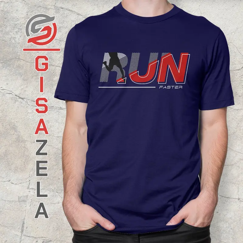 GISAZELA Kaos Distro Cowok Hobi Running Tebal Cotton Combed 24s Keren Dewasa 2