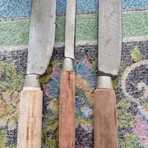 Diskon murah 1 set pisau Dapur isi 3 pcs 2 tanggung dan 1 kecil bahan baja tajam