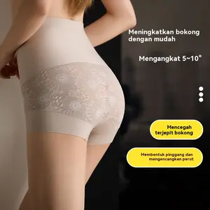 【2 PCS】 SaSaQueen Celana Korset Renda Pinggang Tinggi | SUPER NYAMAN Silang Tekan Perut, Elastis Tinggi Tidak Mencekik, Lapisan Dalam 100% Katun Antibakteri, Anti Lipatan & Bekas, Adem Tidak Gerah, 4-in-1 Pengangkat Bokong-825