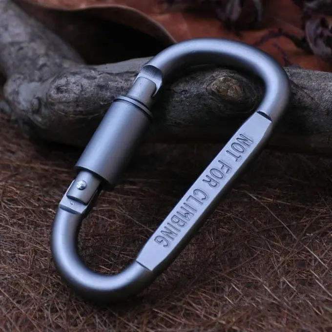 LIXADA Carabiner Gantungan Tas Quickdraw Carabiner Aluminium Alloy - AT7600 6