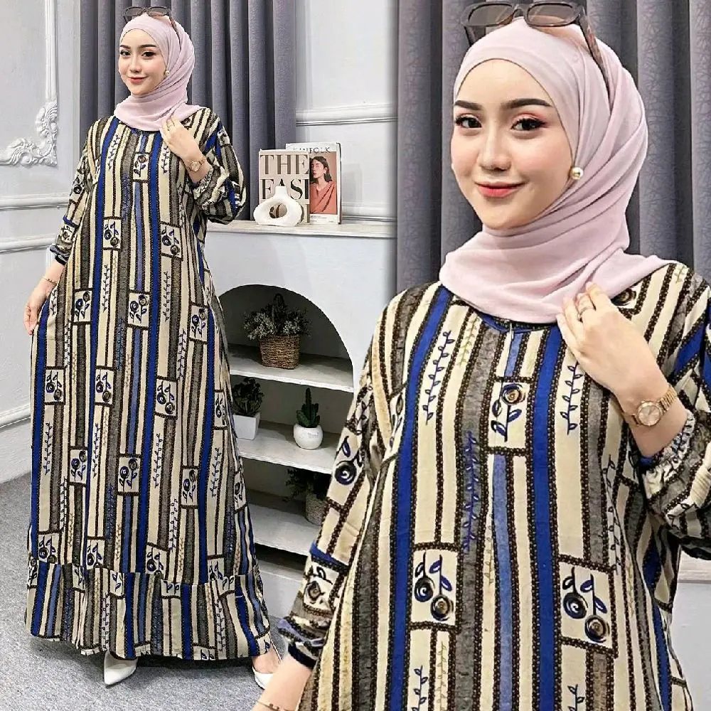 Sedress Gamis Rempel Eliana Resleting depan Tali Samping Rayon Premium Casual Wanita Motif Kekinian Sedress Gamis Rempel Eliana Resleting depan Tali Samping Rayon Premium Casual Wanita Motif Kekinian