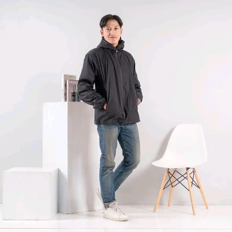JAKET PERASUT GORPCORE ANORAK CARUMBY Windproof Waterproof Elegant Unisex Outdoorwear 2