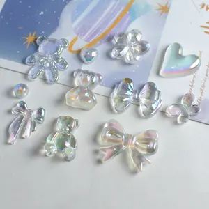 Stiker 3D HP Botol Minum Kotak Pensil Karakter Pita Love Bear Bening