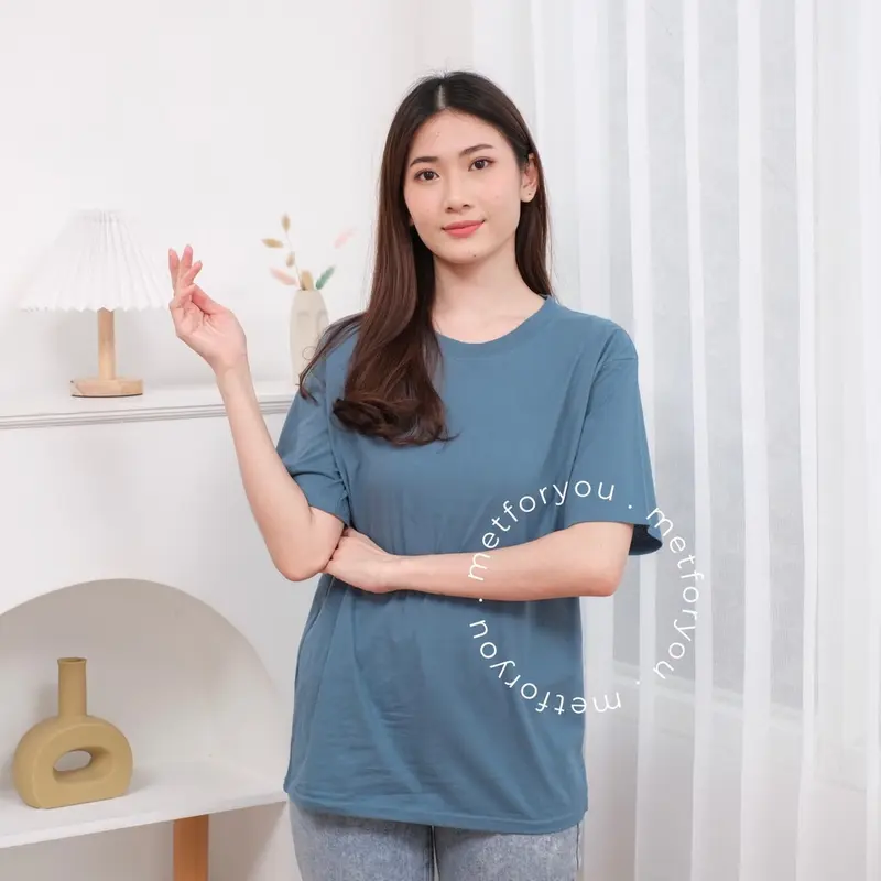 METFORYOU 16 WARNA BASIC COLLECTION Kaos Polos Katun Wanita| KAOS WANITA KATUN | KAOS WANITA O NECK 3