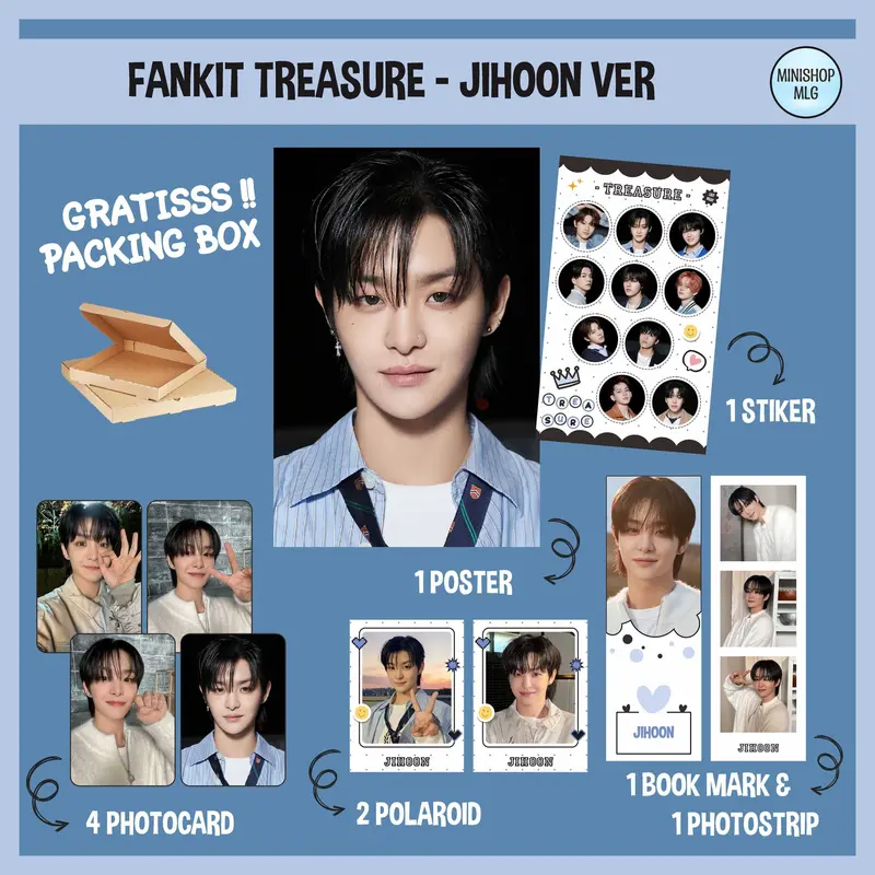 (FREEBOX) PAKET HEMAT POSTER TREASURE LAS NIGHT - FANKIT TREASURE LAST NIGHT UNOFFICIAL 2