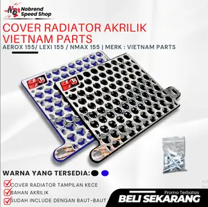 COVER RADIATOR COVRAD NMAX/LEXI/AEROX COVER RADIATOR VIETNAMPARTS BAHAN AKRILIK