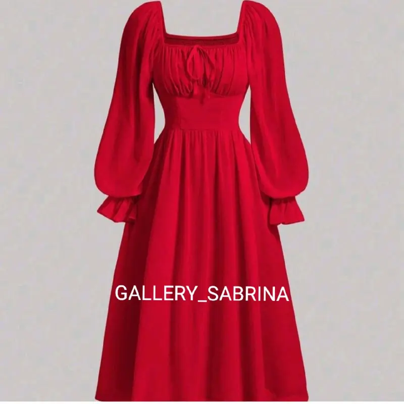 seola dress wanita vintage korean style 1