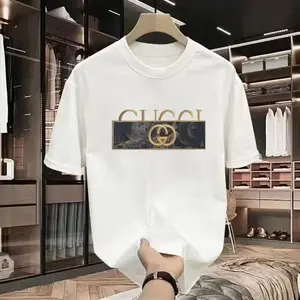 Merek Fashion Eropa Kaos Lengan Pendek Pria 2026 Fashion Musim Panas Baru Serbaguna Cetak Slim Fit Lengan Setengah Leher Bulat Kaos pria Kaos distro yoecbjhdyk