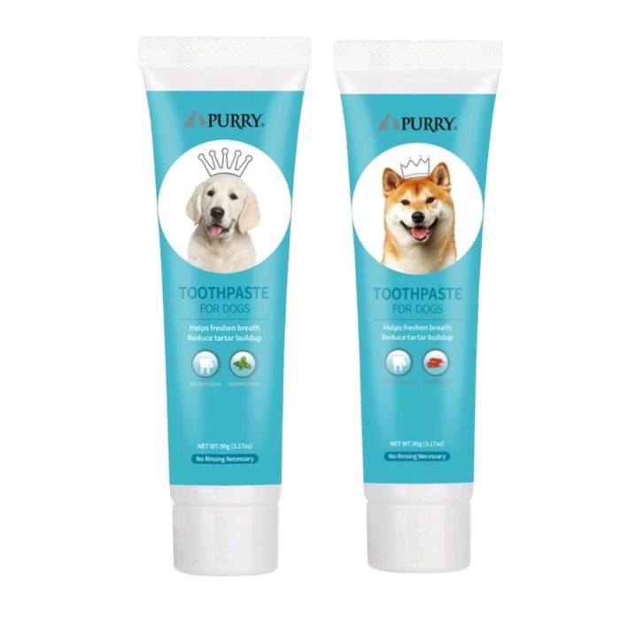 Purry Toothpaste For Dog Variant Mint & Beef | Pasta Gigi Untuk Anjing 90gr 1