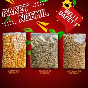 PAKET NGEMIL BELI 1 DAPET 3 SIOMAY MINI ORIGINAL BASRENG ORIGINAL DAN USUS AYAM ORIGINAL SNACK FAVORIT SEHARI HARI