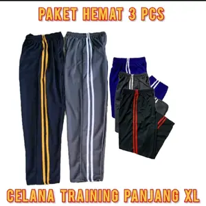 paket hemat 3 pcs celana panjang garis garis