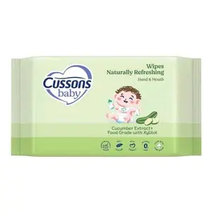 CUSSONS BABY WIPES NATURALLY REFRESH HIJAU 45’S HAND AND MOUTH