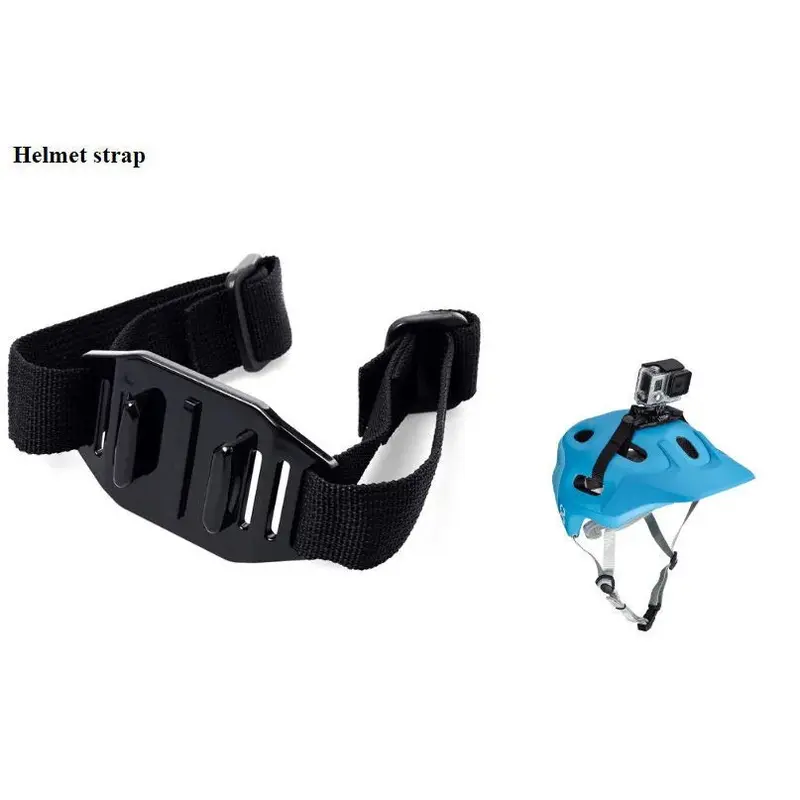 Helmet Strap Mount Helmet Action Cam for GoPro / Tali Helm Untuk Kamera GoPro / Strap Tali Kamera Helm Agar Tidak Jatuh Cocok Digunakan Untuk Bersepeda Motoran / Sabuk Pengikat Helem Mount Gopro Helm Sepeda - Ms 4