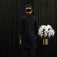 Gambar NONA RARA - Tunik Aria SuksmaT4392, Baju kerja batik blouse tunik wanita modern - S dari Nona Rara Batik Kota Administrasi Jakarta Timur 4 Tokopedia