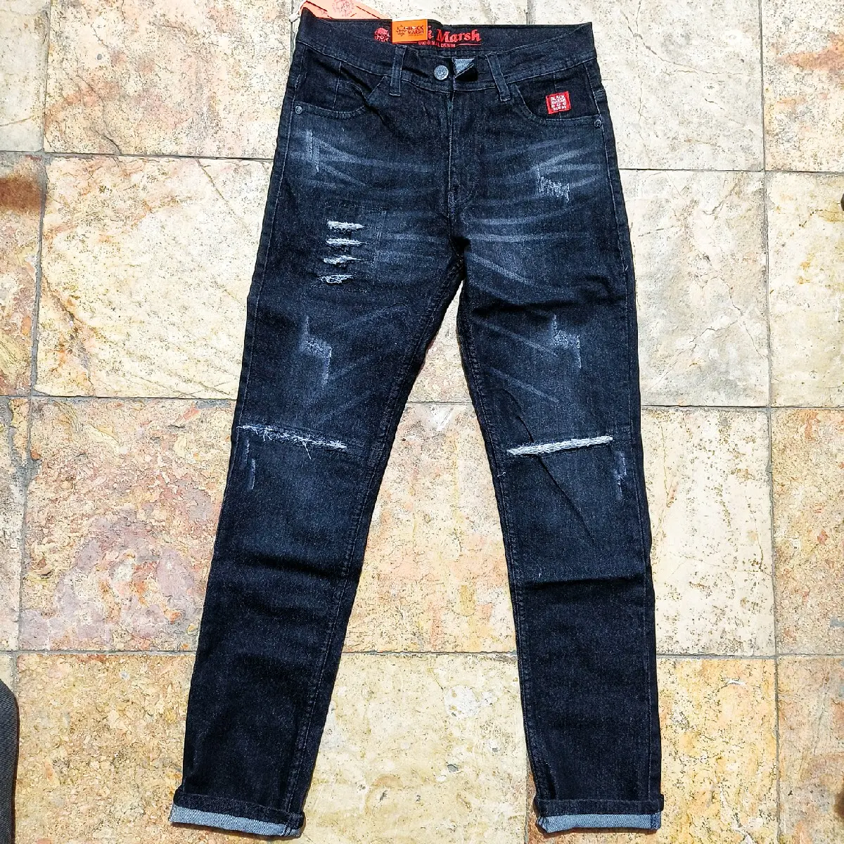 CELANA JEANS PANJANG PRIA RIPPED BIKERS PENSIL MURAH BERKUALITAS Slimfit Nyaman