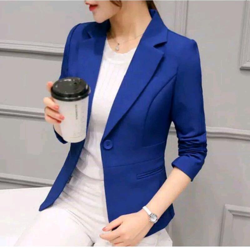 Product Introduction of NEW!! FASHION TERKINI/BLAZER WANITA FORMAL/JAS WANITA MASA KINI/JAS BISNIS WANITA/JAS KANTOR WWANITA 9